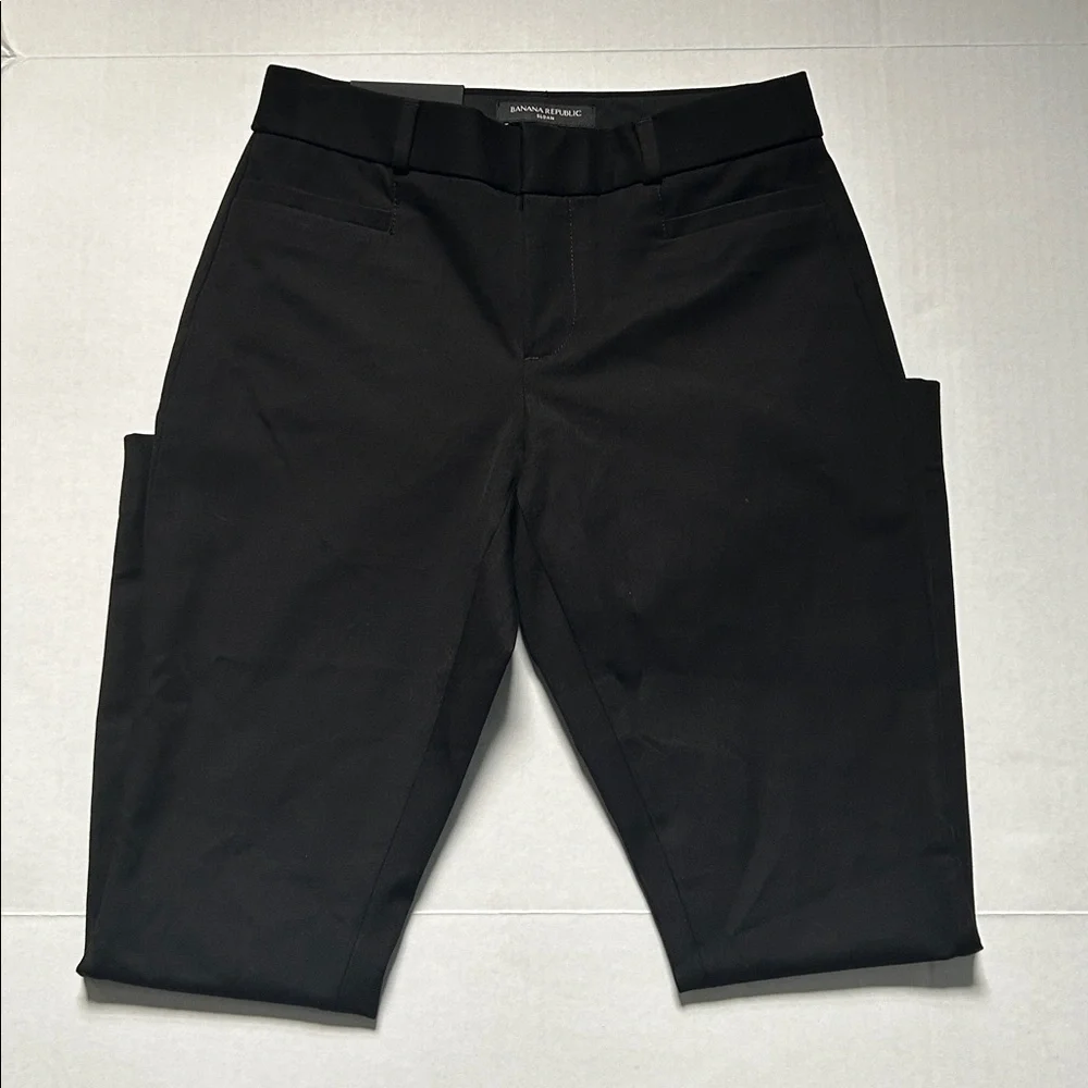 NWT Banana Republic black Curvy Sloan ankle pant size 00 petite - Picture 3 of 7